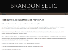 Tablet Screenshot of brandonselic.com